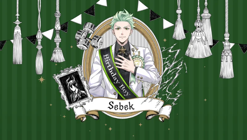 ツイステ セベク おめかし バースデー ポストカード 100枚セット SSR・おめかしバースデー・