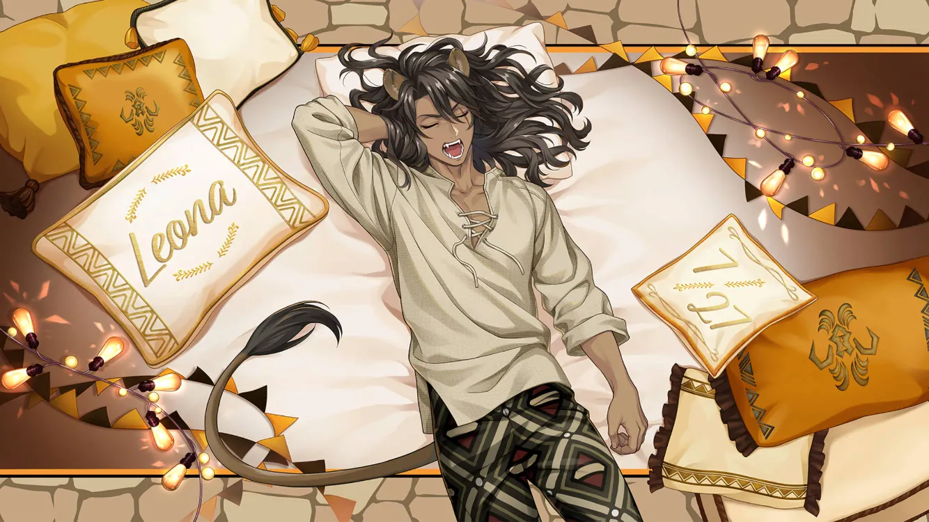 【4点セット】ツイステ くつろぎマイルーム レオナ ツイステ】レオナ（SSR/くつろぎマイルーム）のステータス・魔法・5DUO